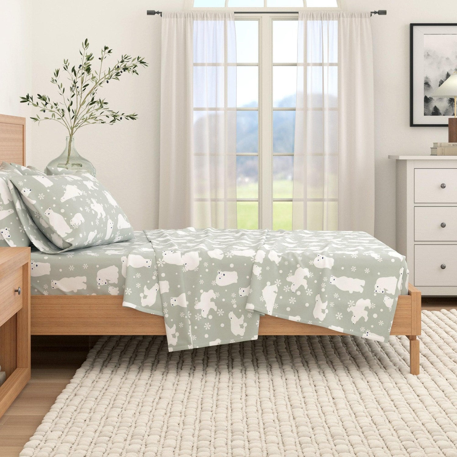 4-Piece Turkish Cotton Flannel Sheet - Stratton Collection