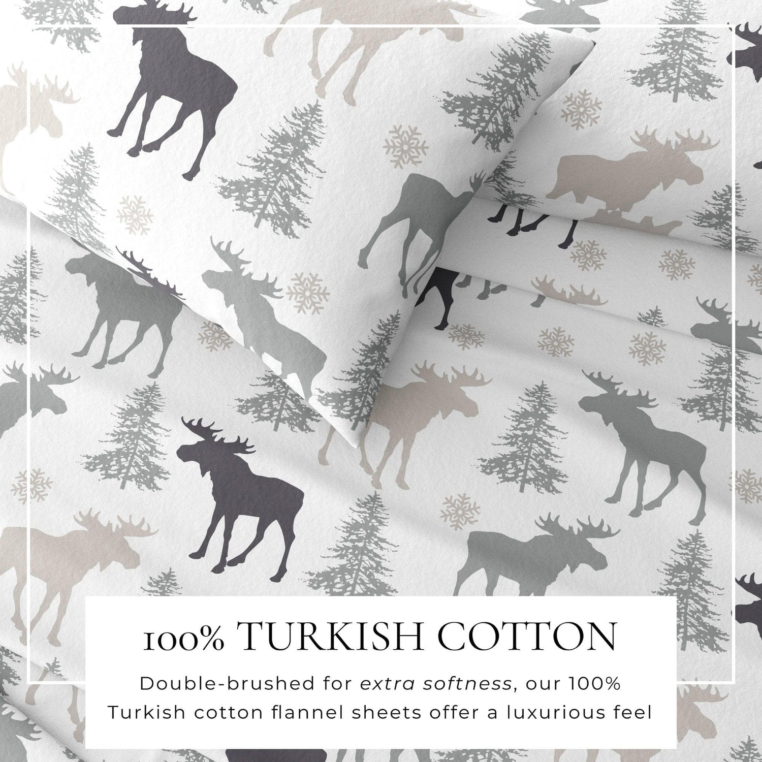 4-Piece Turkish Cotton Flannel Sheet - Stratton Collection