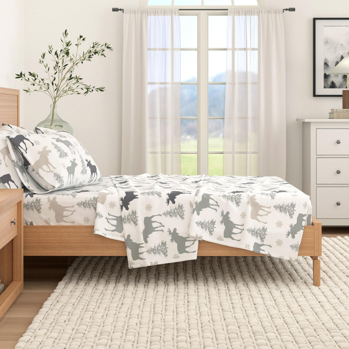 4-Piece Turkish Cotton Flannel Sheet - Stratton Collection