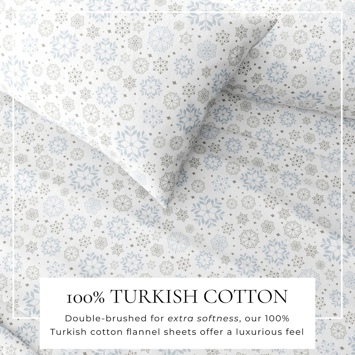 4-Piece Turkish Cotton Flannel Sheet - Stratton Collection
