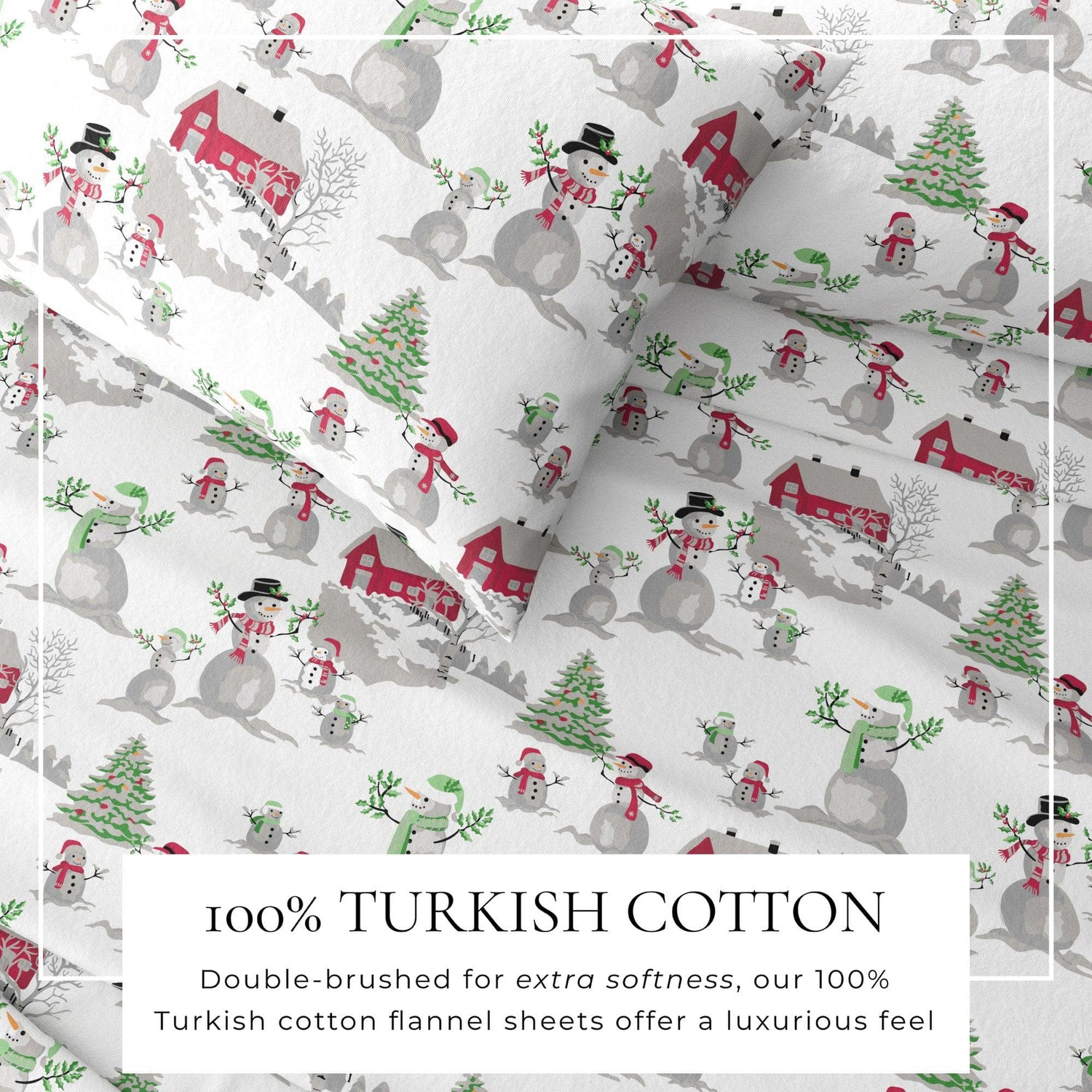 4-Piece Turkish Cotton Flannel Sheet - Stratton Collection