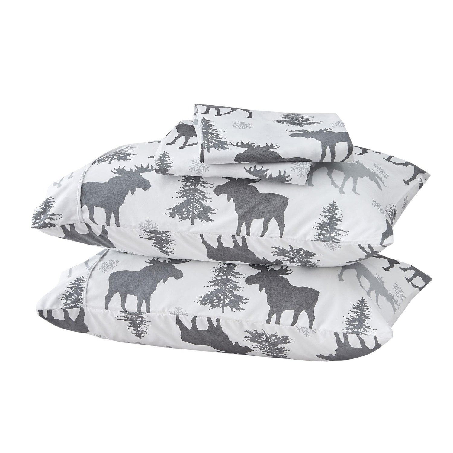 4-Piece Lodge Microfiber Sheet - Mountain Ridge Collection