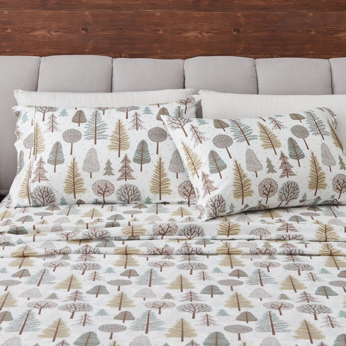 4-Piece Lodge Microfiber Sheet - Mountain Ridge Collection