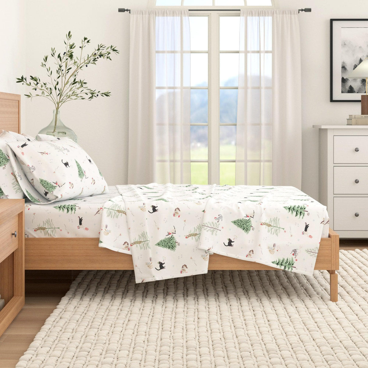 100% Turkish Cotton Flannel Sheet Sets - Boulder Collection