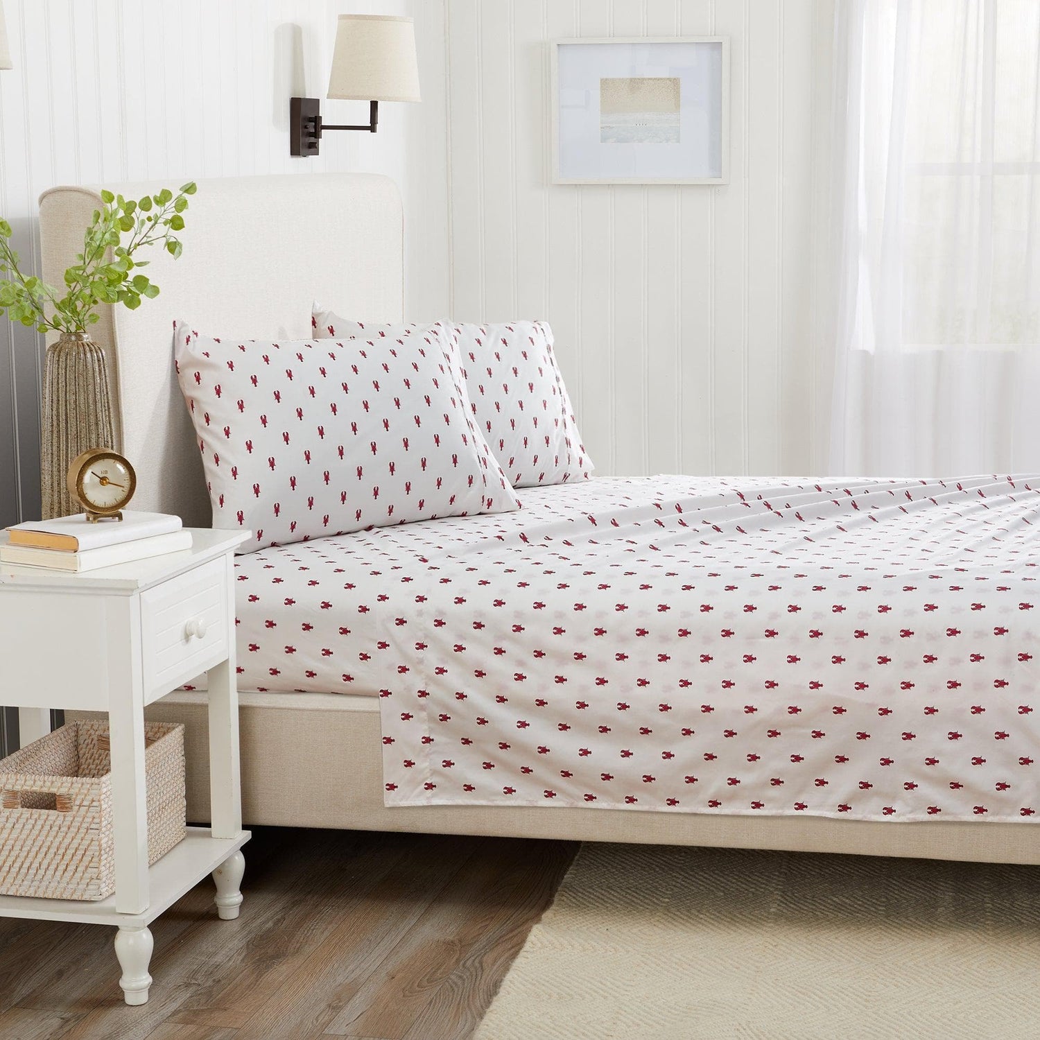 4-Piece Coastal Microfiber Sheet Set - Nantucket Collection