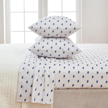 4-Piece Coastal Microfiber Sheet Set - Nantucket Collection