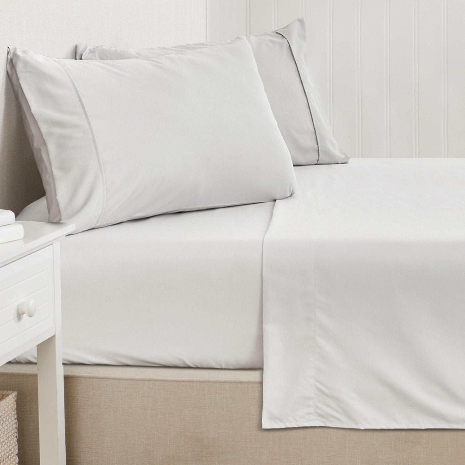 4 Piece Solid Microfiber Sheet - Amara Collection