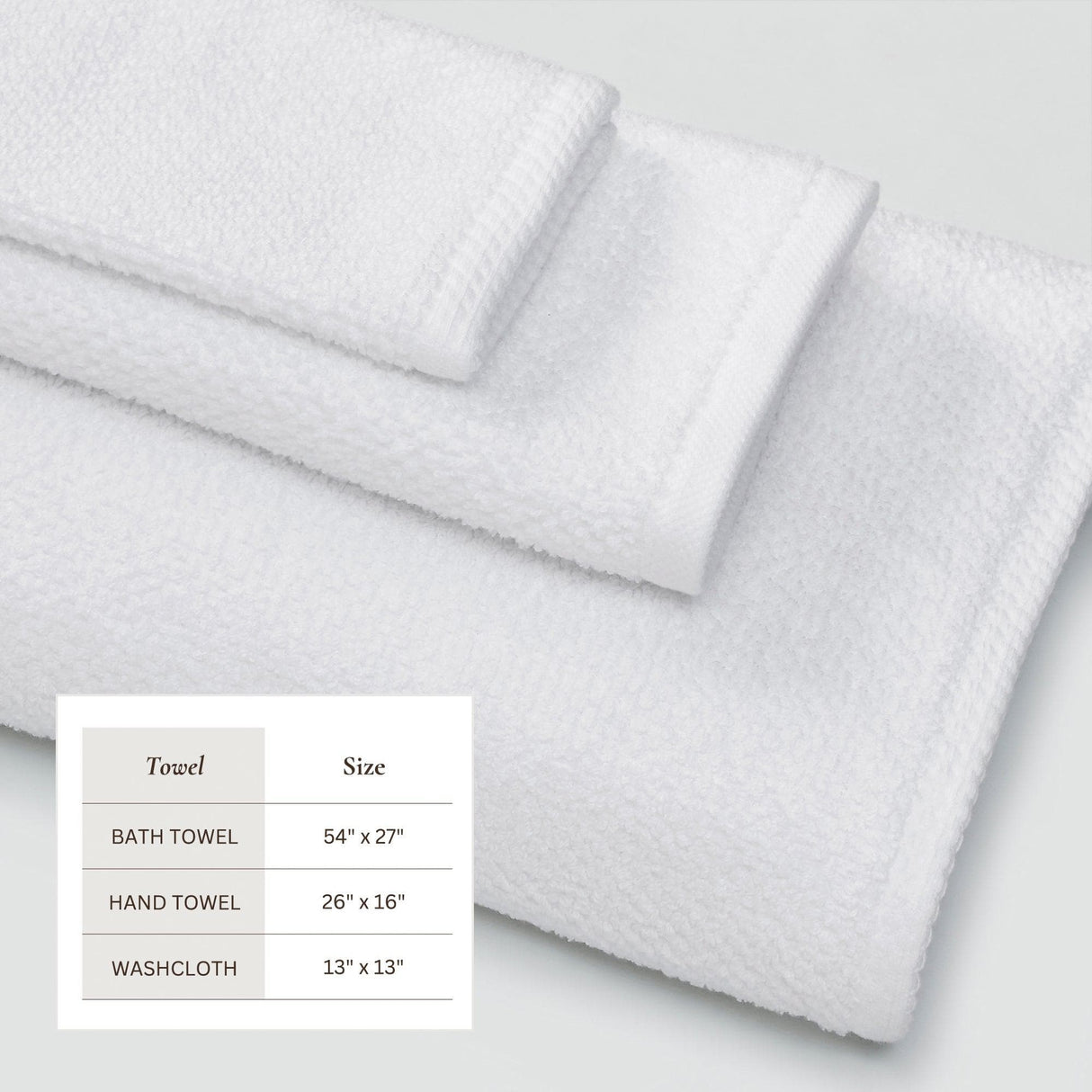 Cotton Textured Bath Towel Set - Acacia Collection