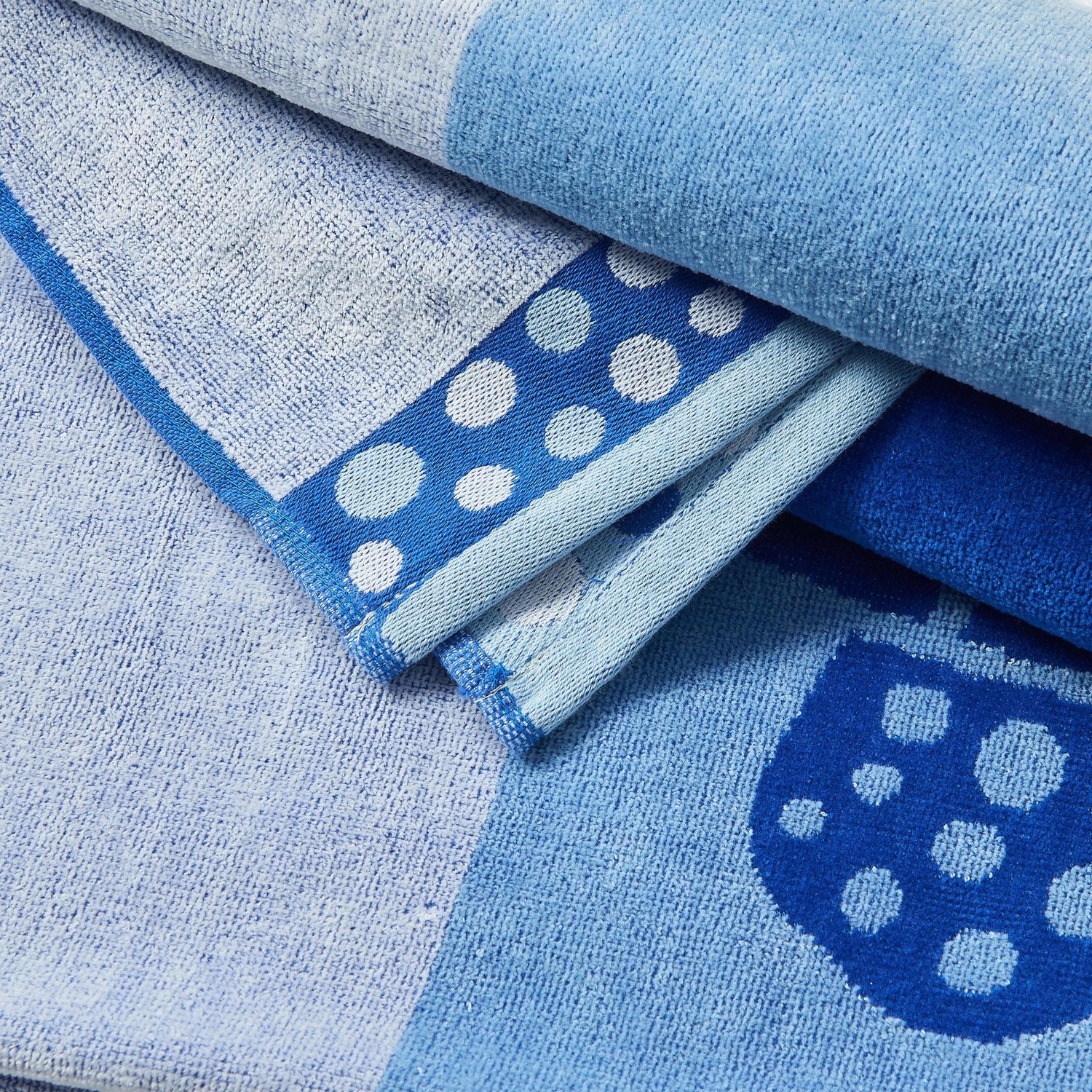 2 Pack 100% Cotton Jacquard Beach Towels - Playa Collection