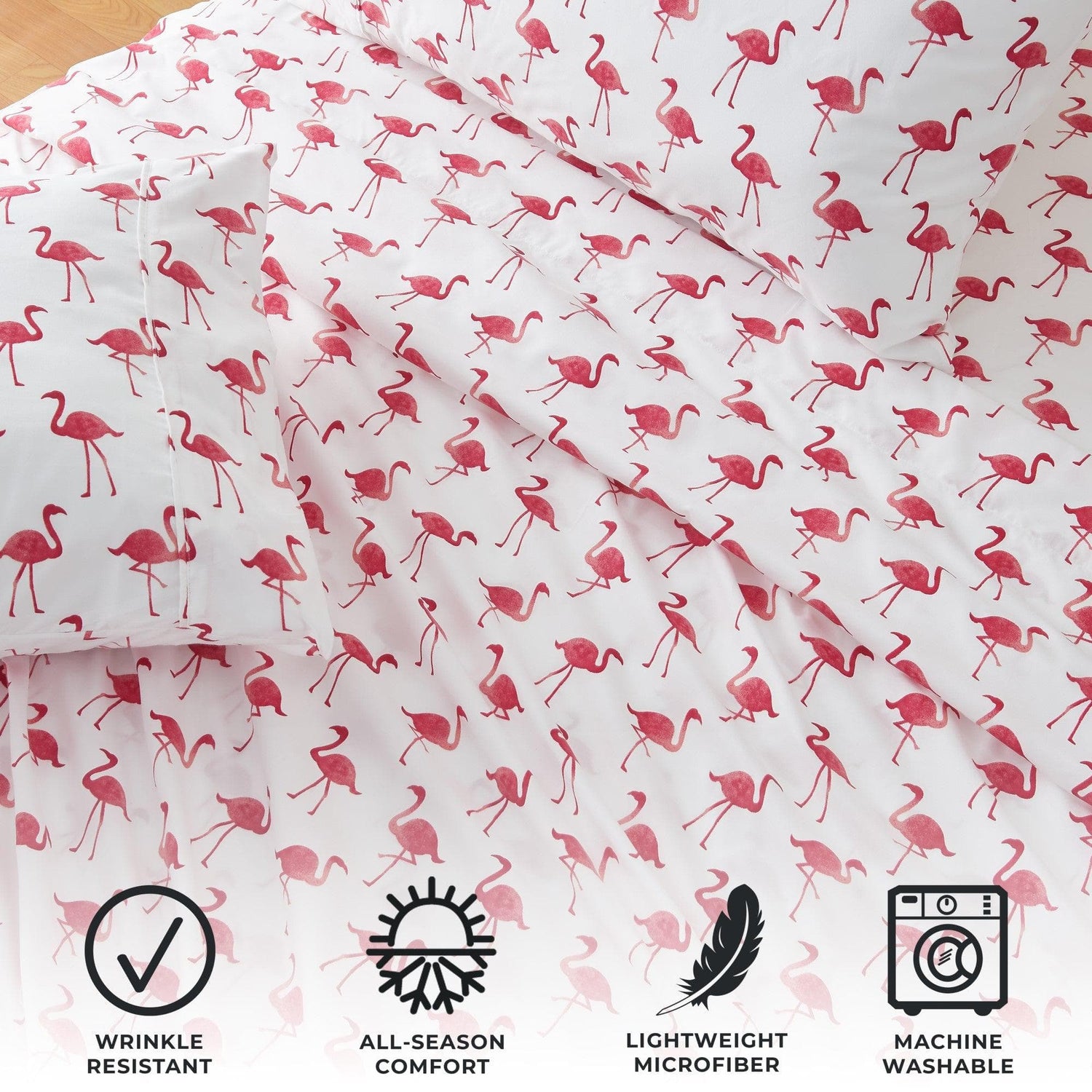 4-Piece Coastal Microfiber Sheet - Newport Collection