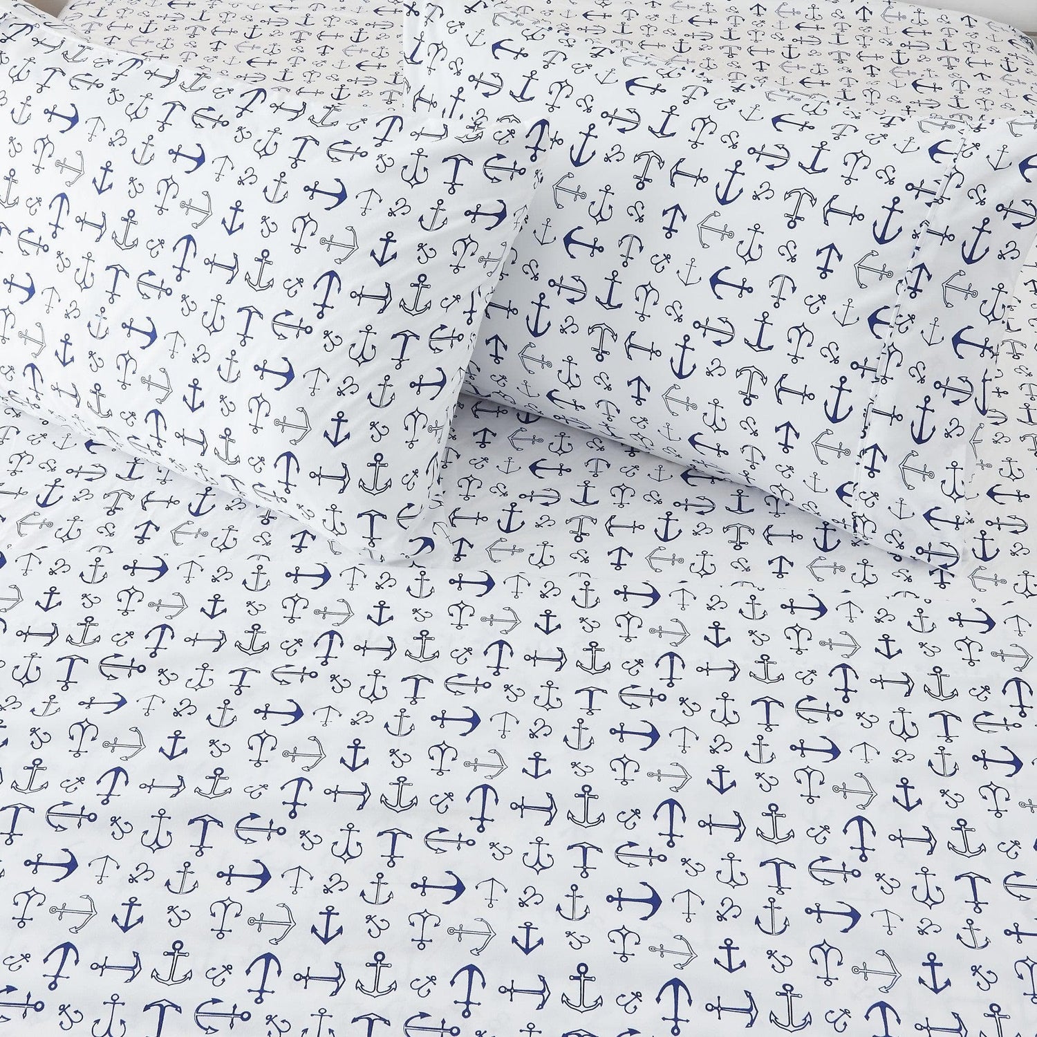 4-Piece Coastal Microfiber Sheet - Newport Collection