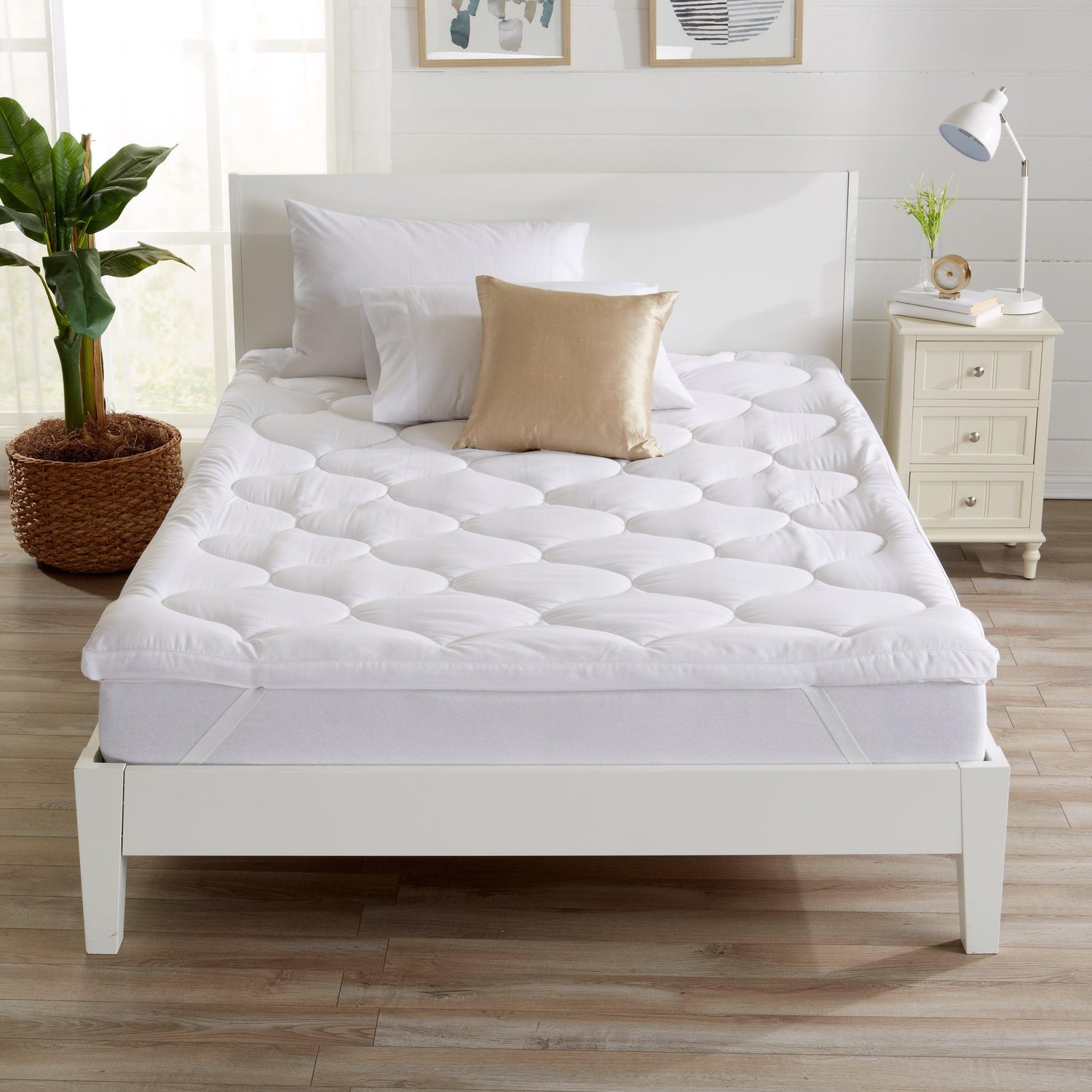 2 Inch Thick Hypoallergenic Mattress Topper - Kyla Collection