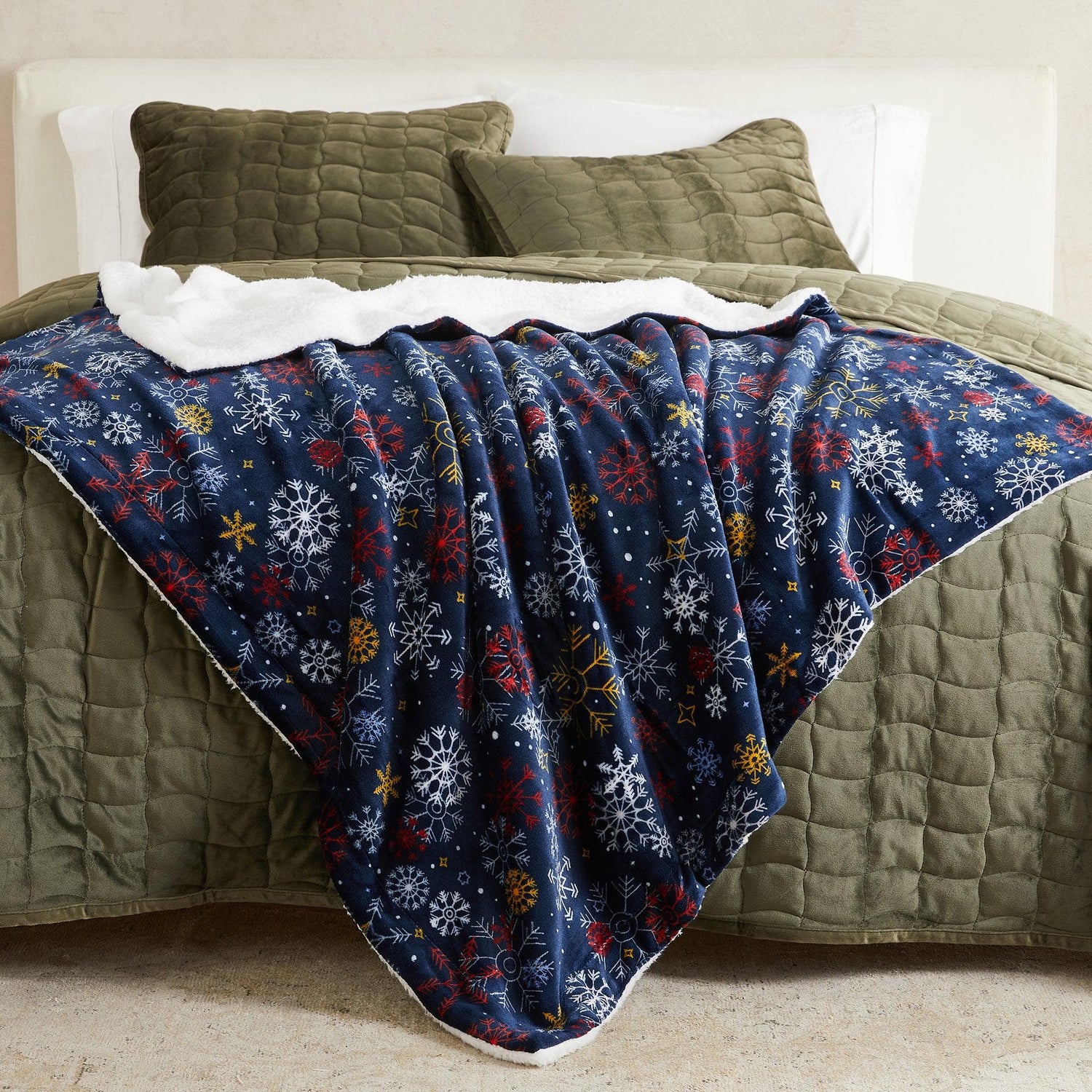 Sherpa Throw Blanket - Eve Collection