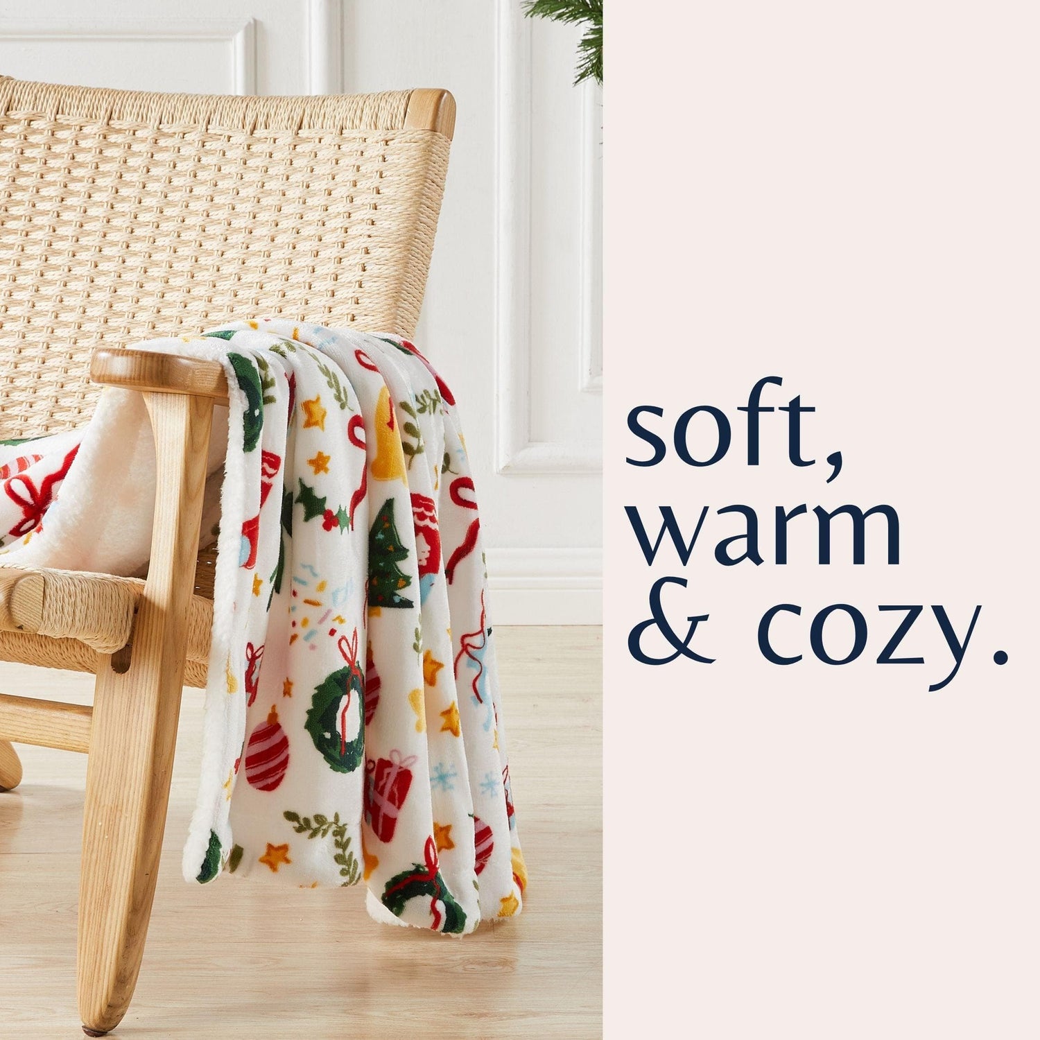 Sherpa Throw Blanket - Eve Collection