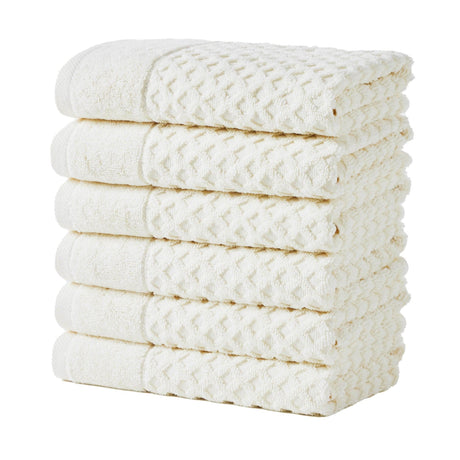 Cotton Diamond Waffle Weave Bath Towel Set - Grayson Collection