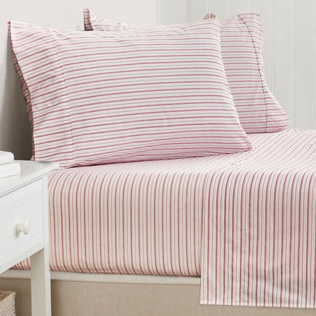 Microfiber Stripe Sheet Set - Adeline Collection