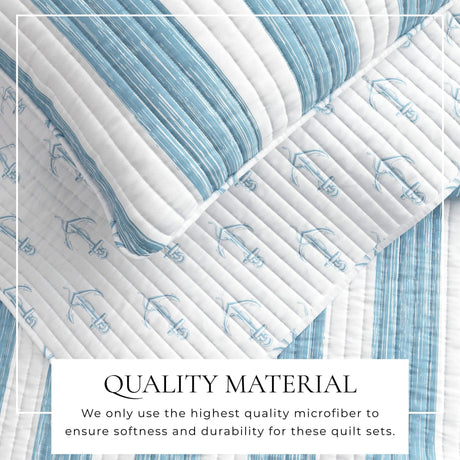 3-Piece Coastal Quilt - Casco Bay Collection