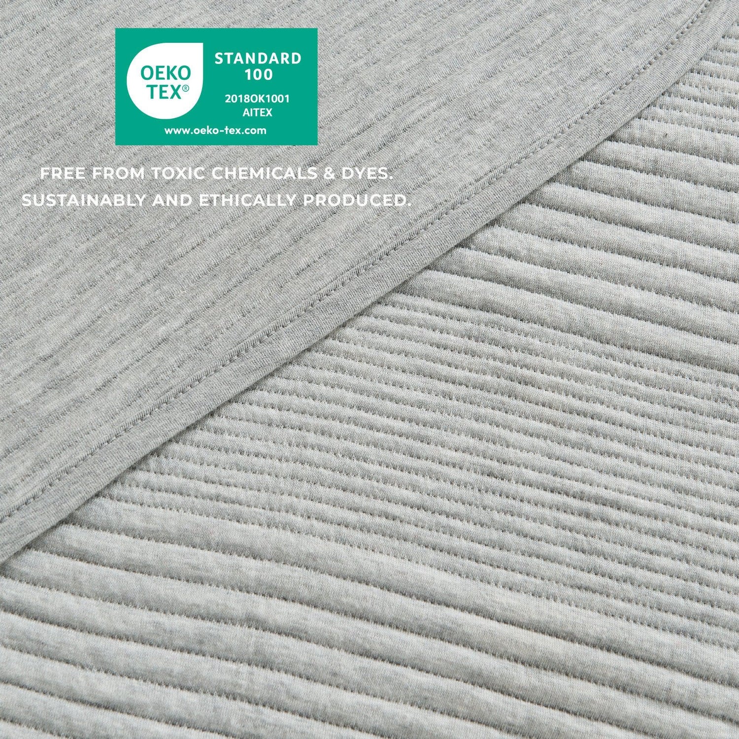 3 Piece Jersey Knit Quilt Set - Natalie Collection