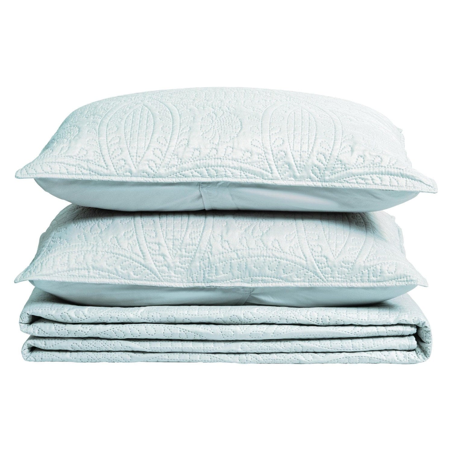 3-Piece Oversized Medallion Quilt Set - Clara Collection