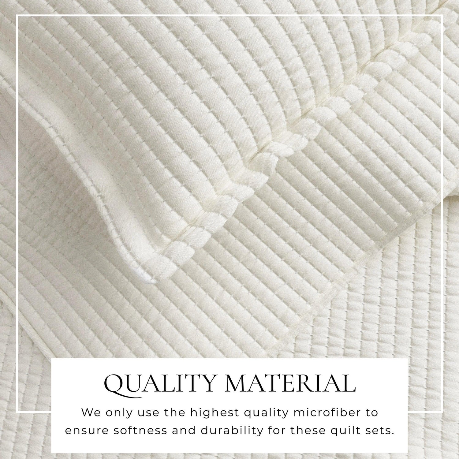 3-Piece Solid Quilt - Alicia Collection