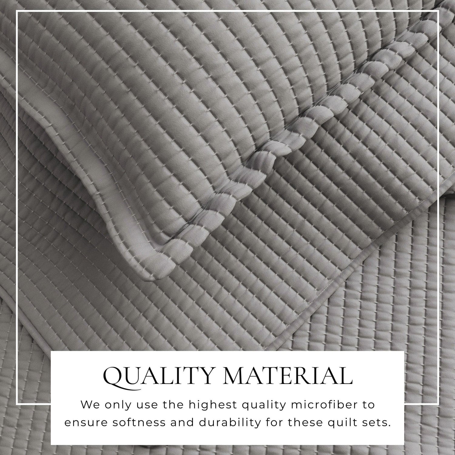 3-Piece Solid Quilt - Alicia Collection