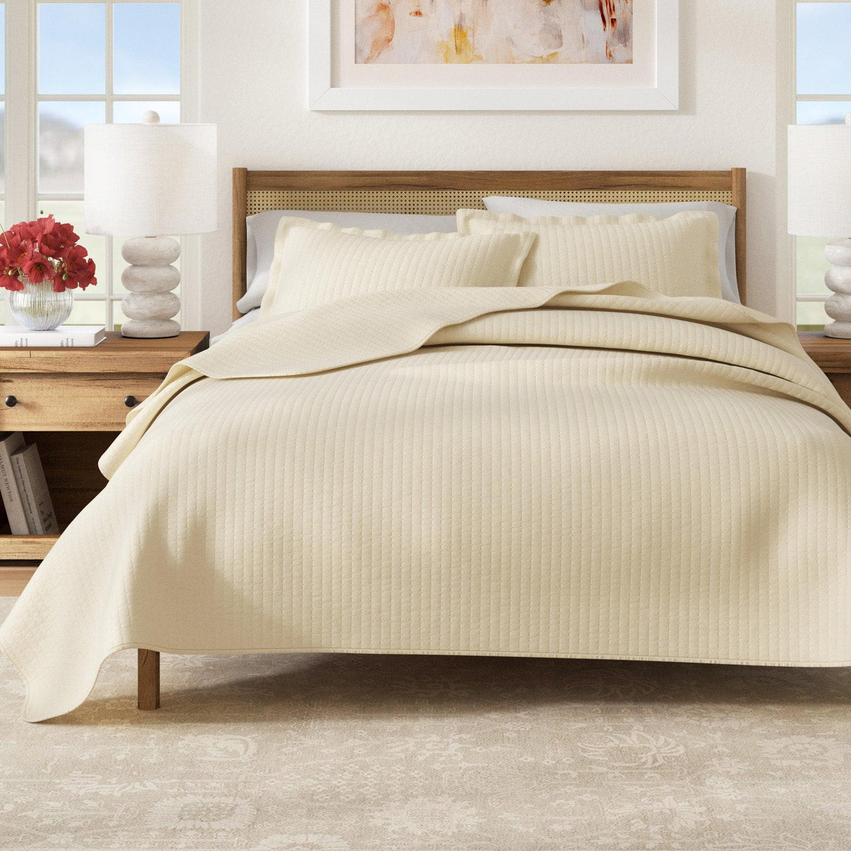 3-Piece Solid Quilt - Alicia Collection