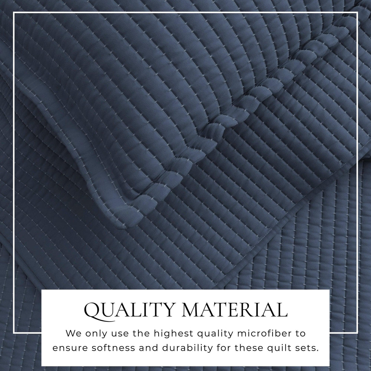 3-Piece Solid Quilt - Alicia Collection