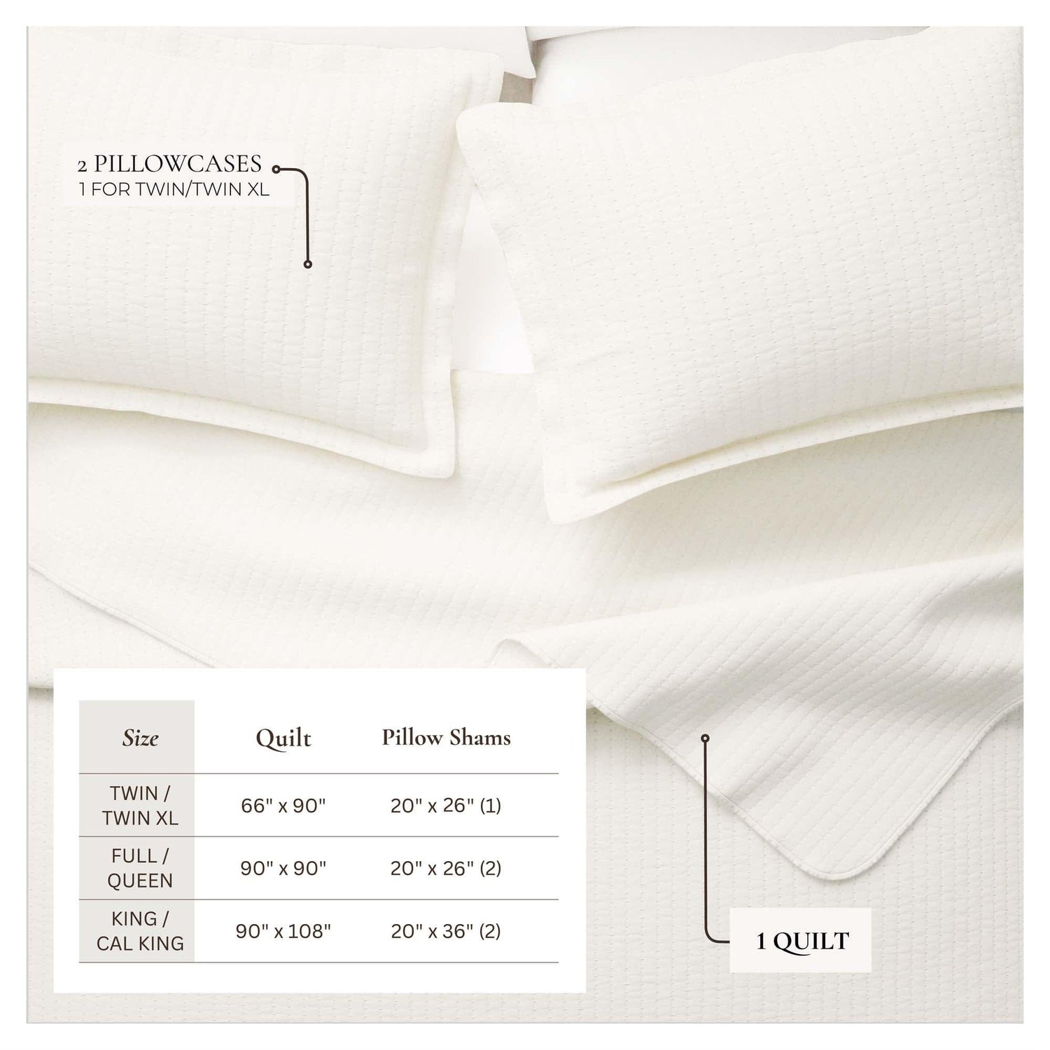 3-Piece Solid Quilt - Alicia Collection