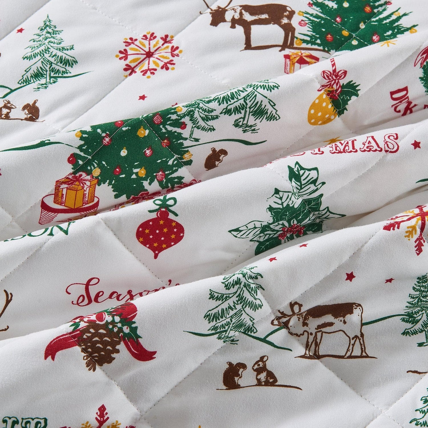 Colorful Holiday Quilt Set - Midnight Magic Collection