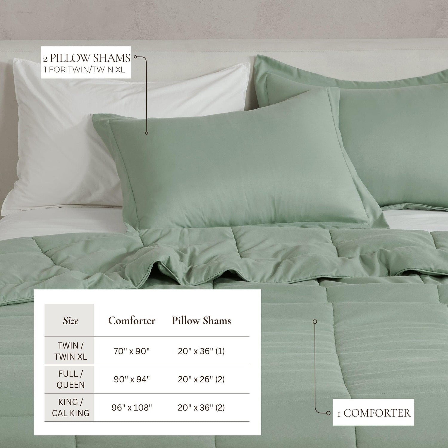 Reversible Comforter Set - Odette Collection