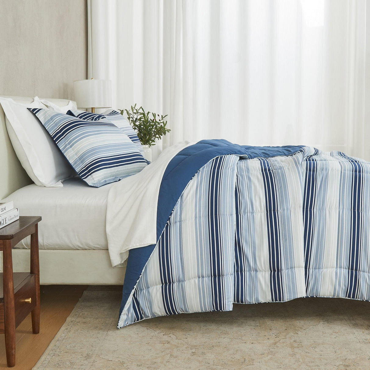 Reversible Comforter Set - Odette Collection