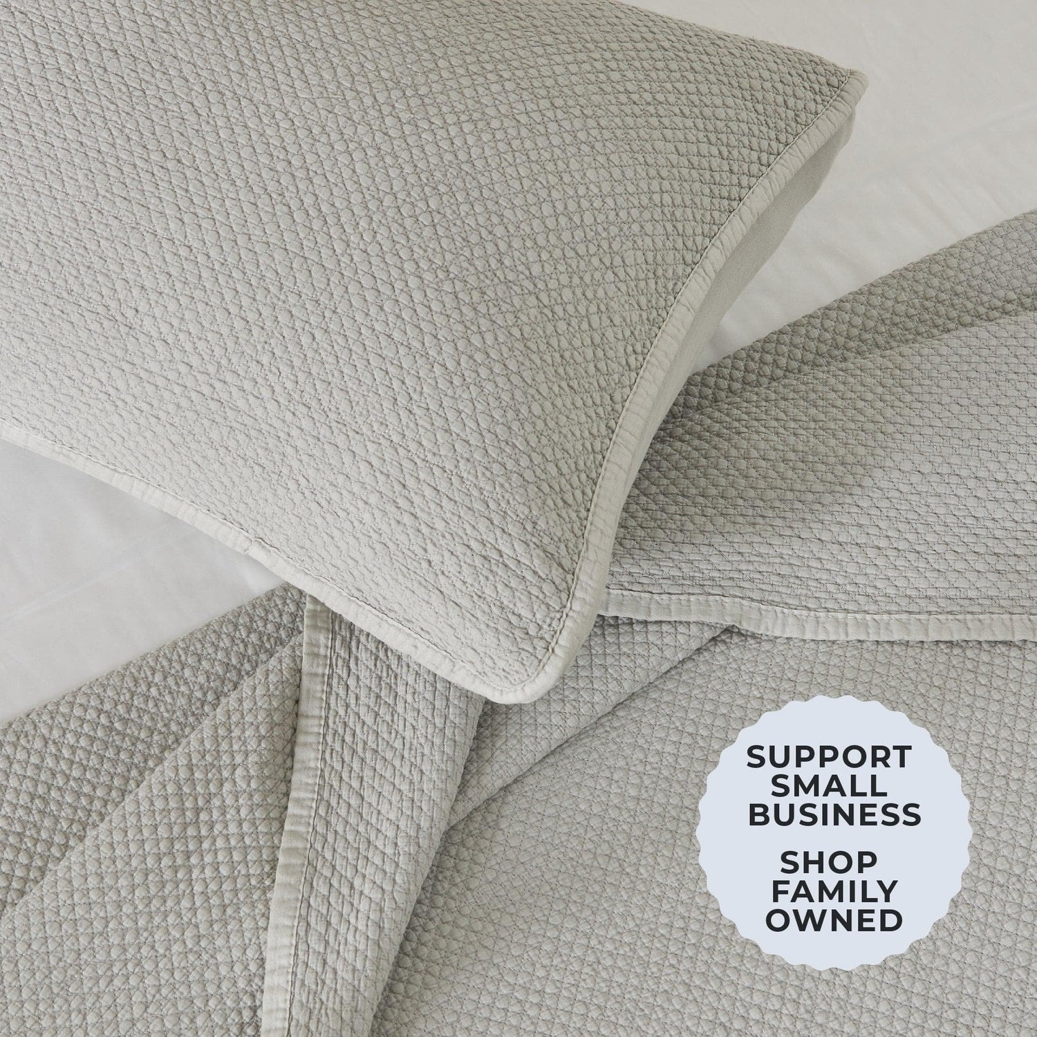 Stonewashed Relaxed Quilt Set - Vittoria Collection