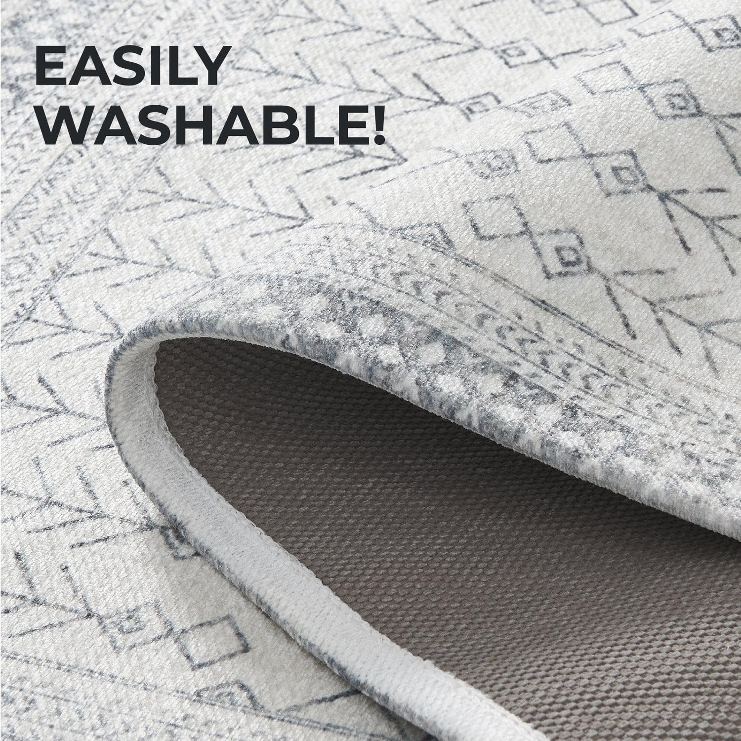 Distressed Moroccan Machine Washable Accent Area Rug & Runner 2 Pack - Neve Collection