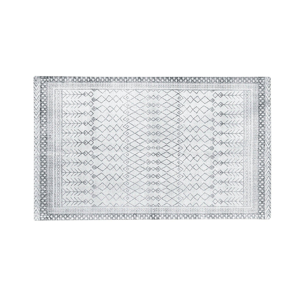 Distressed Moroccan Machine Washable Accent Area Rug 5' x 7' - Neve Collection