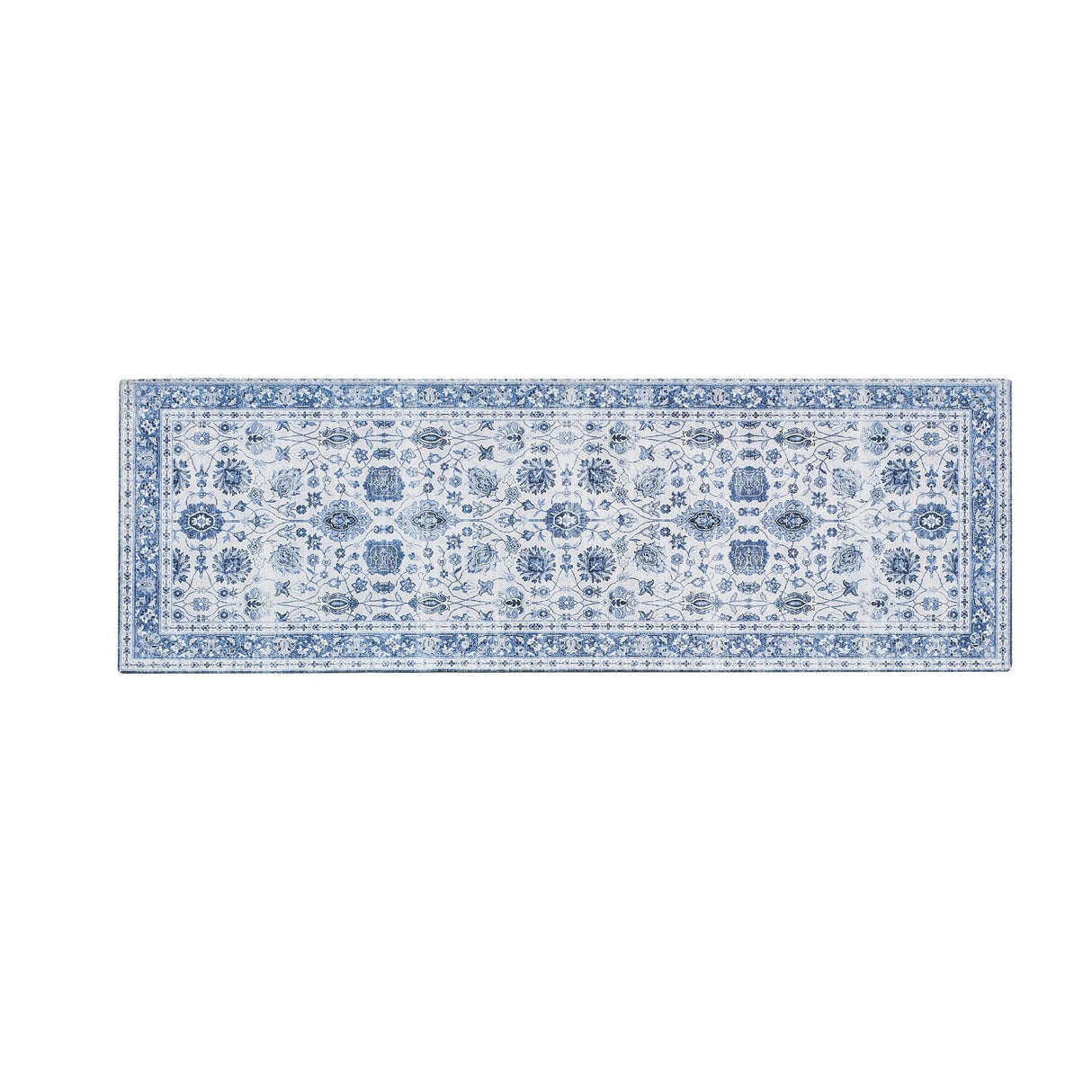 Floral Machine Washable Accent Runner 2'4" x 7' - Matra Collection