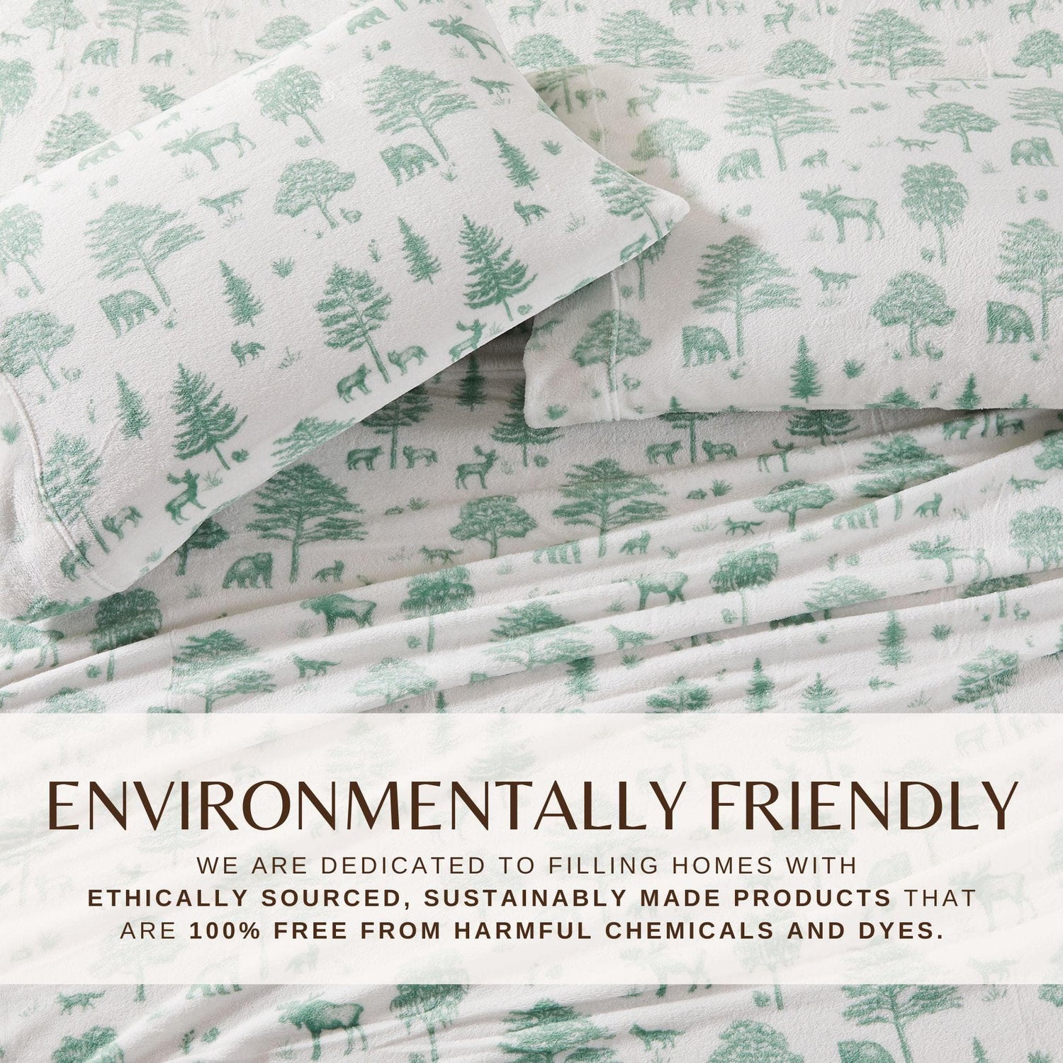 4-Piece Printed Plush Sheet - Velvet Luxe Collection