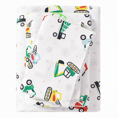 4-Piece Turkish Cotton Christmas Flannel Sheet - Whittaker Collection