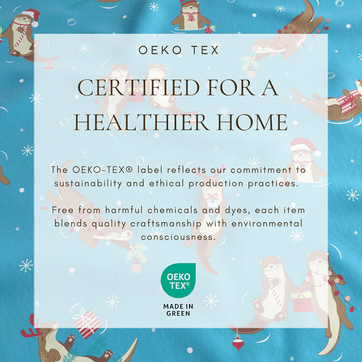 4-Piece Turkish Cotton Christmas Flannel Sheet - Whittaker Collection