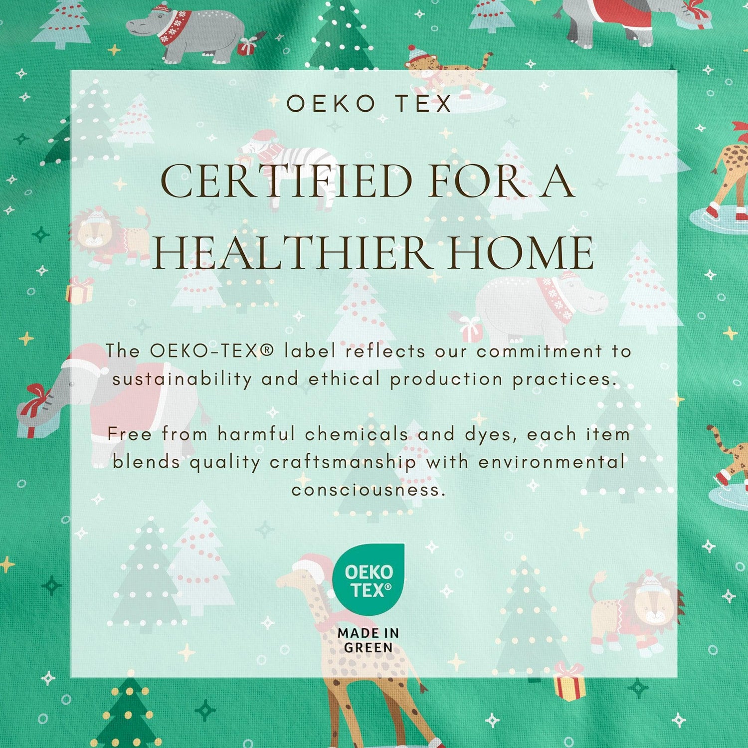 4-Piece Turkish Cotton Christmas Flannel Sheet - Whittaker Collection