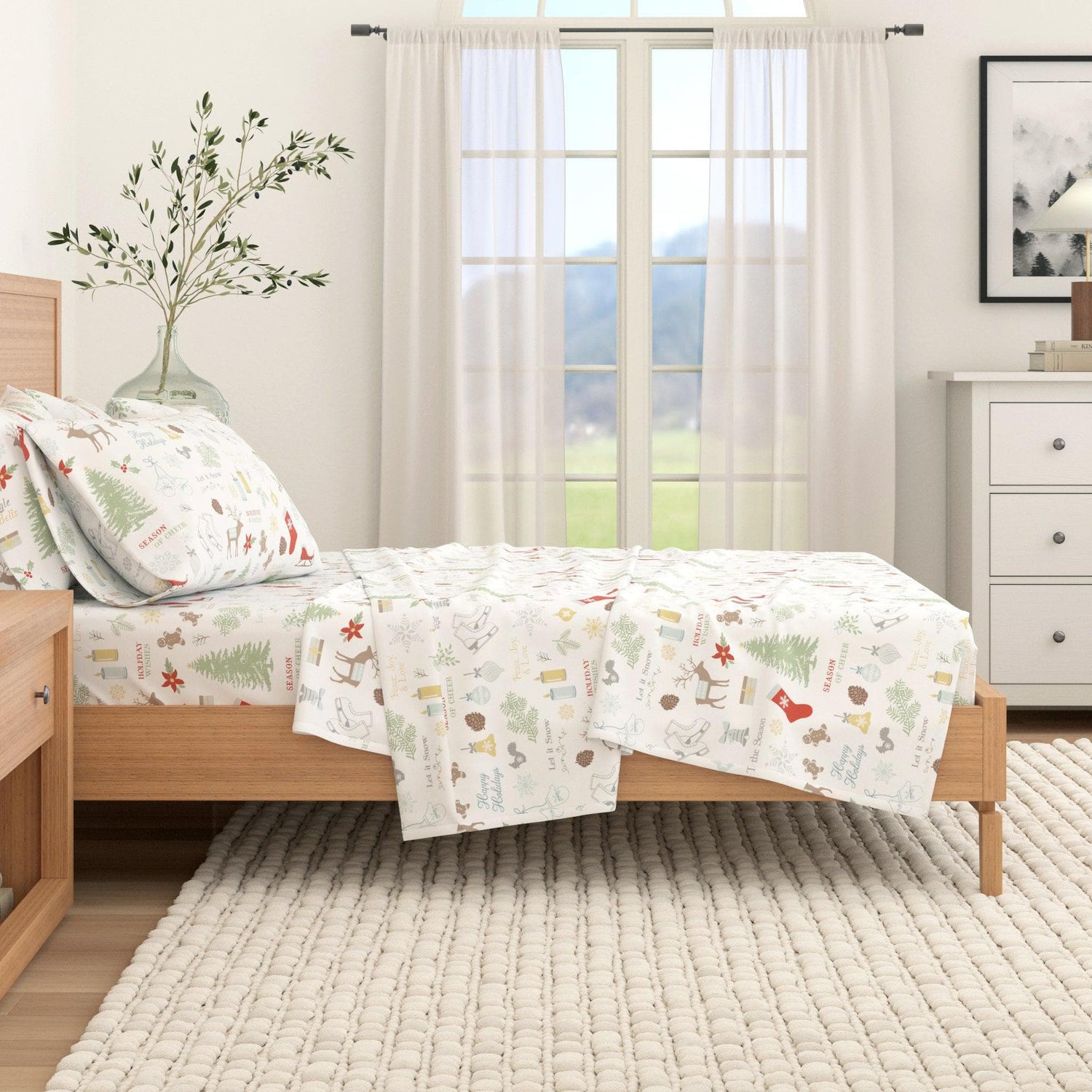 4-Piece Turkish Cotton Flannel Sheet - Whittaker Collection