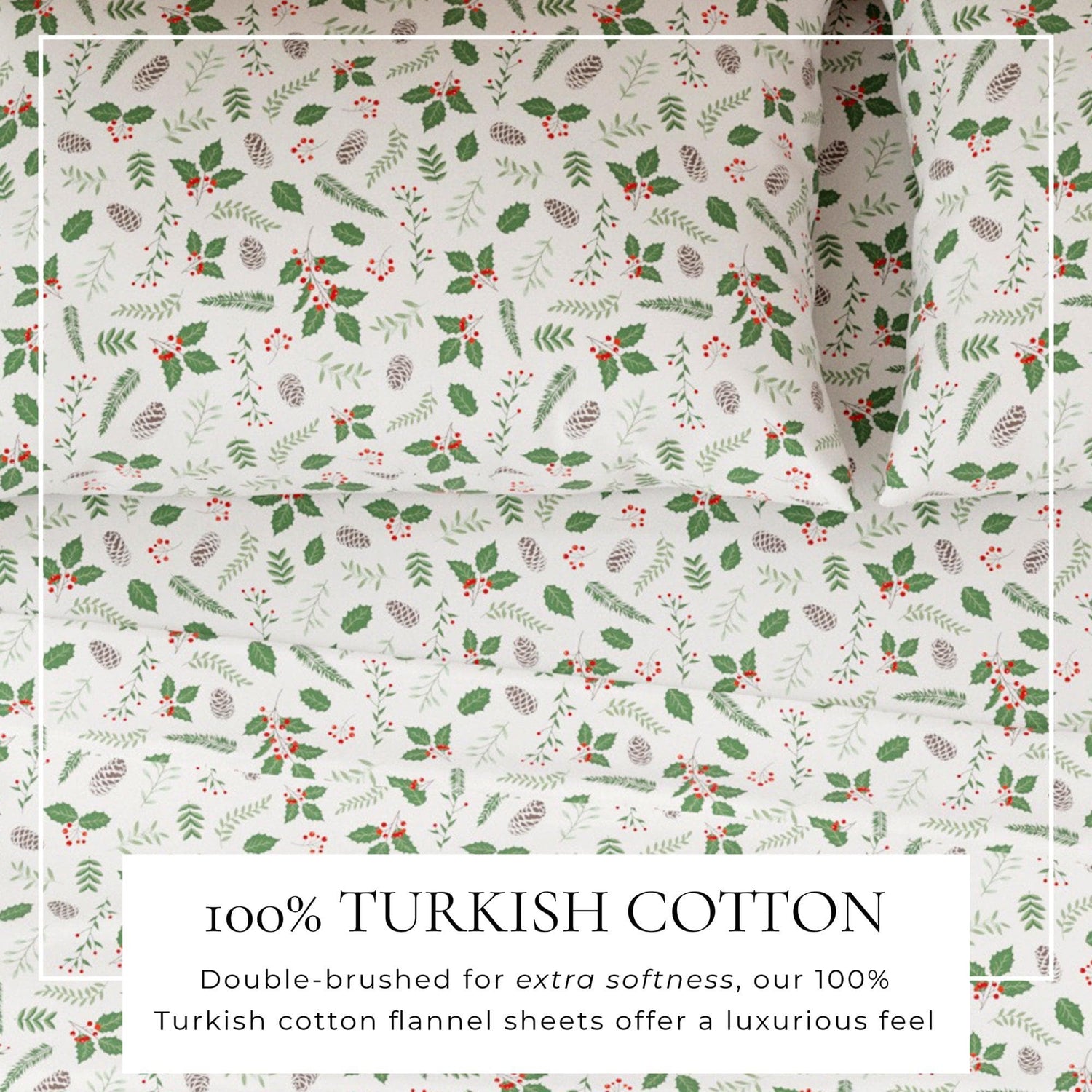 4-Piece Turkish Cotton Flannel Sheet - Whittaker Collection