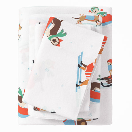 4-Piece Turkish Cotton Flannel Sheet - Whittaker Collection