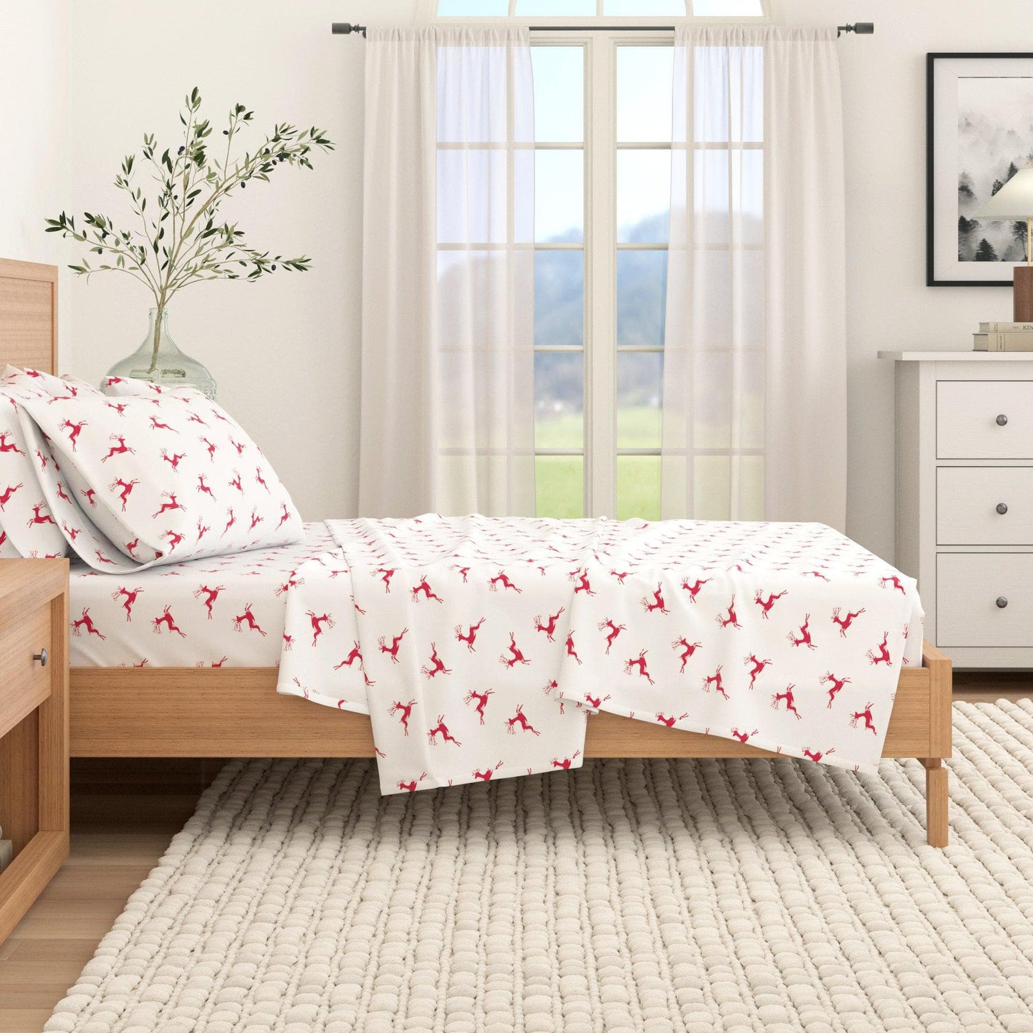 4-Piece Turkish Cotton Flannel Sheet - Whittaker Collection