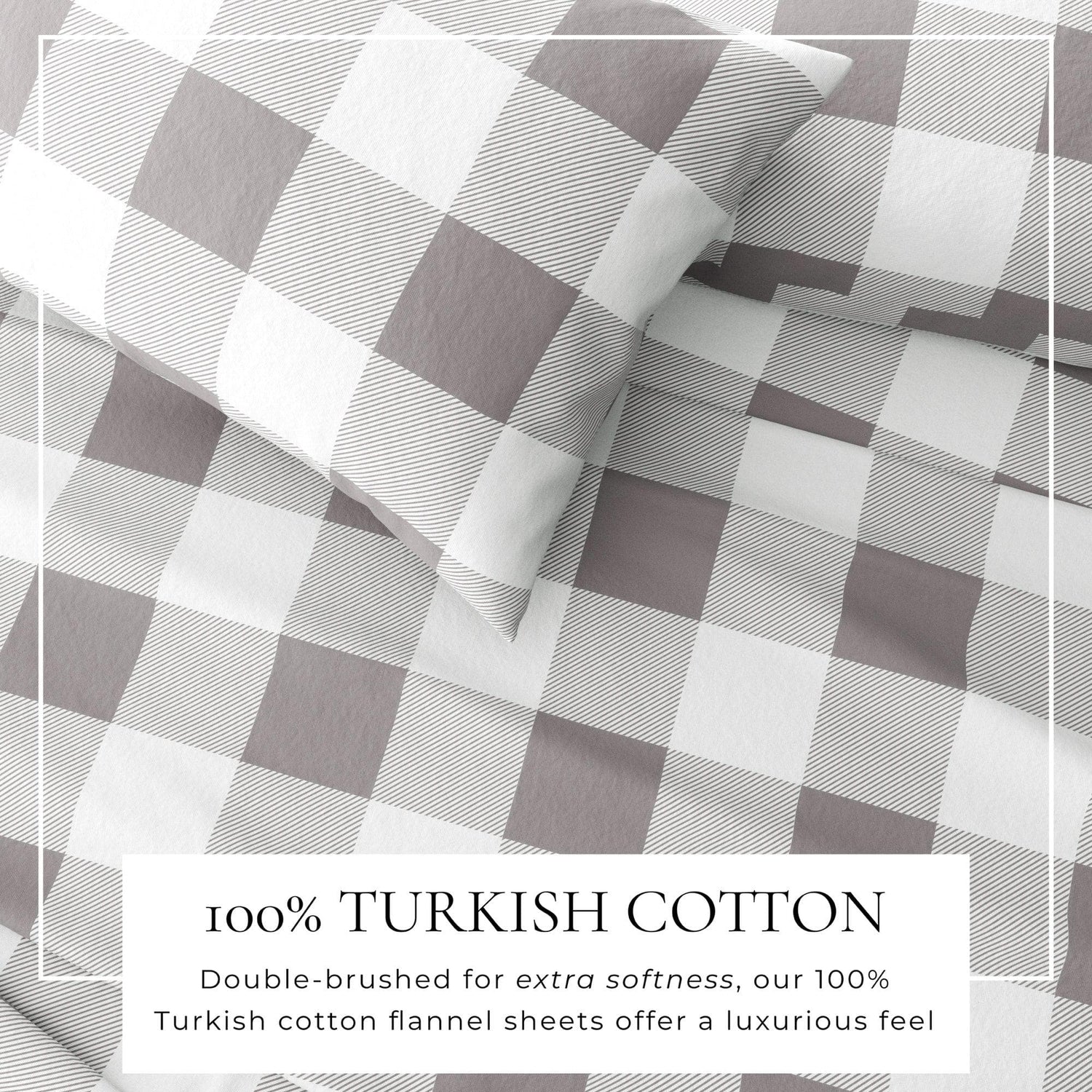 Turkish Cotton Flannel Sheet - Belle Collection