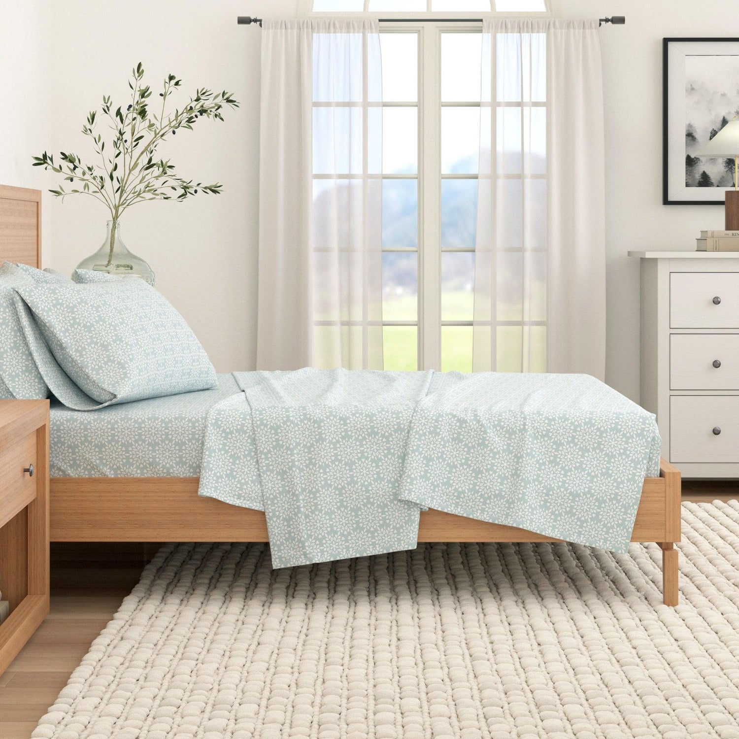 Turkish Cotton Flannel Sheet - Belle Collection