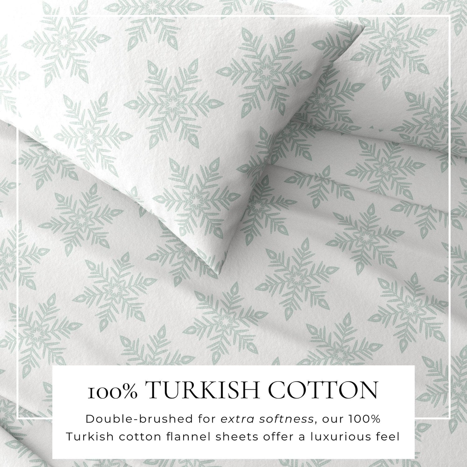 Turkish Cotton Flannel Sheet - Belle Collection