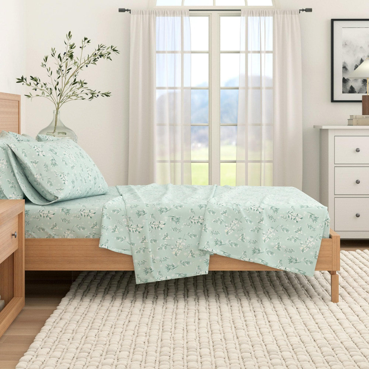 Turkish Cotton Flannel Sheet - Belle Collection