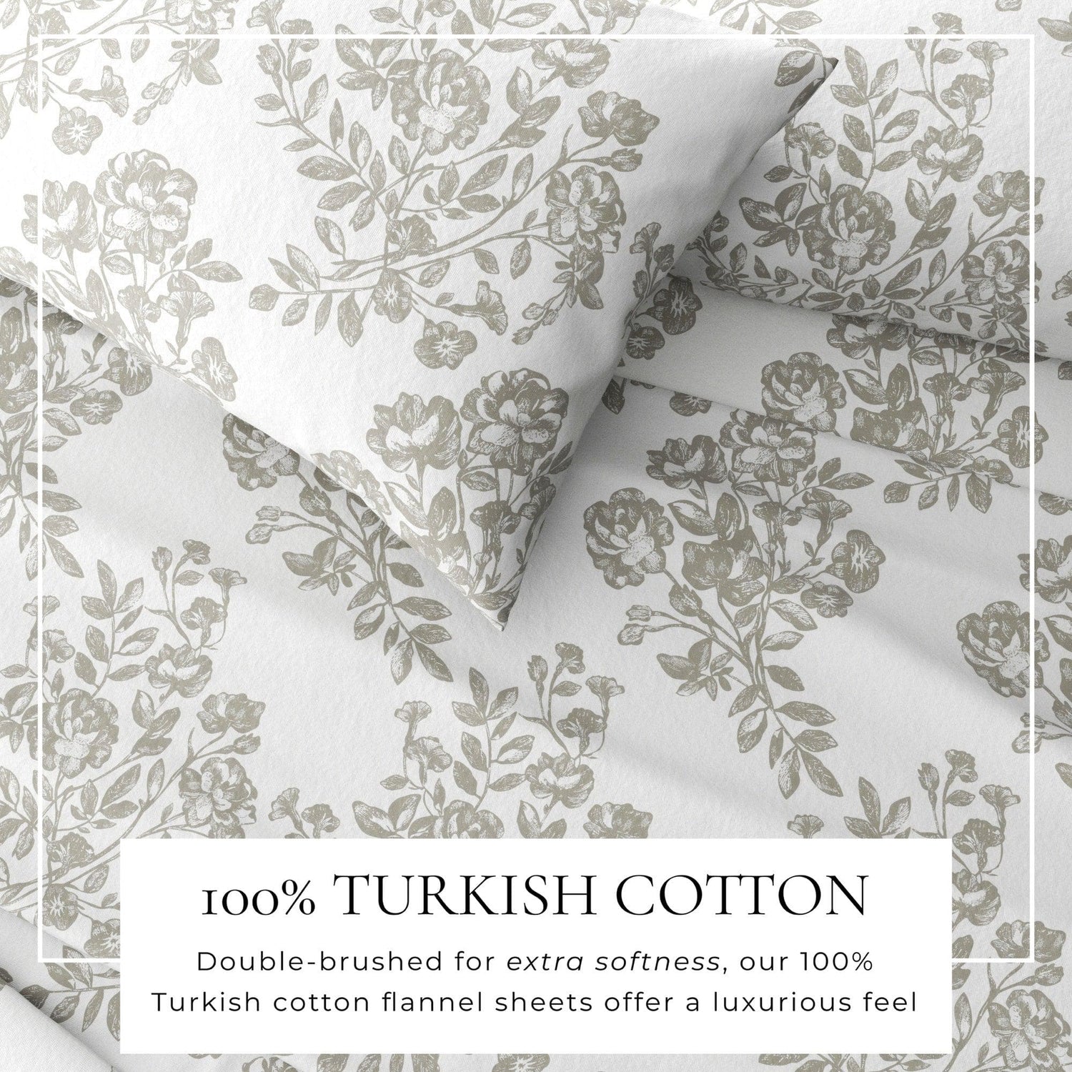 Turkish Cotton Flannel Sheet - Belle Collection