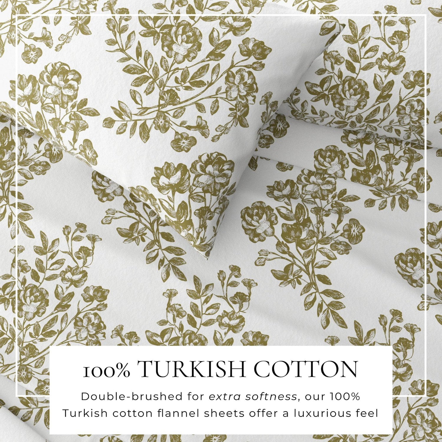 Turkish Cotton Flannel Sheet - Belle Collection