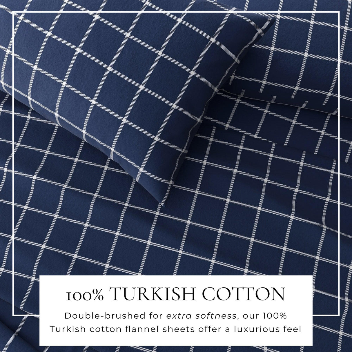 Turkish Cotton Flannel Sheet - Belle Collection